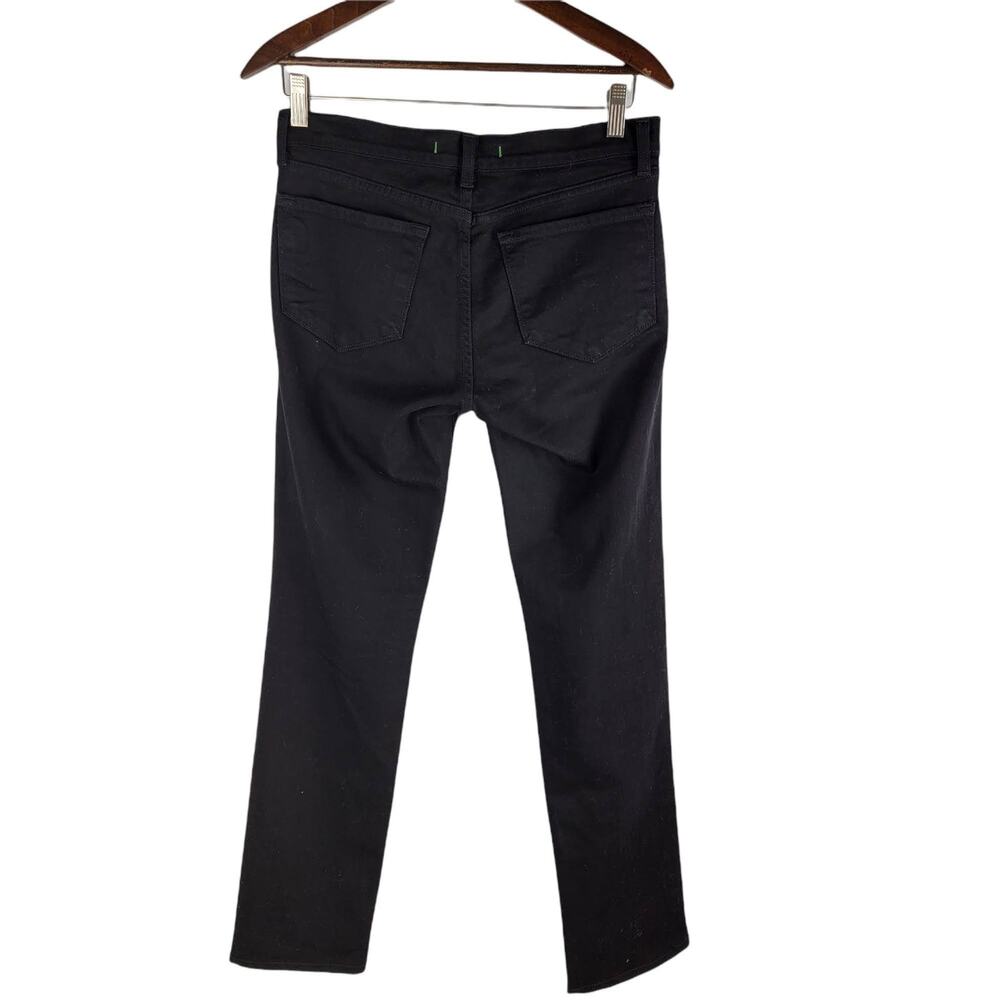 J Brand Jett Cigarette Leg Jeans Black Straight Leg Cotton Size 27 - Picture 5 of 7